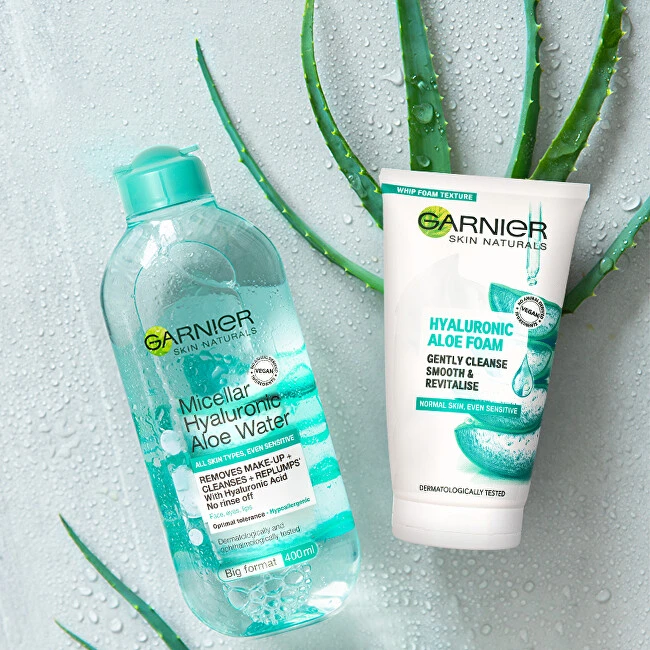 Garnier Skin Naturals hialurono alavijo putos valomosios putos moterims, 150 ml