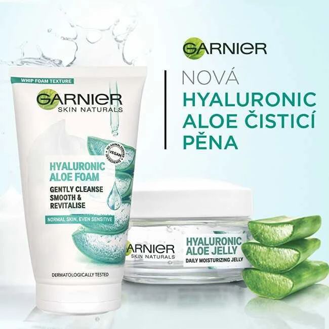 Garnier Skin Naturals hialurono alavijo putos valomosios putos moterims, 150 ml