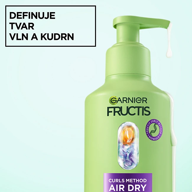 Garnier Fructis Curls Method Air Dry kremas plaukams, 260 ml