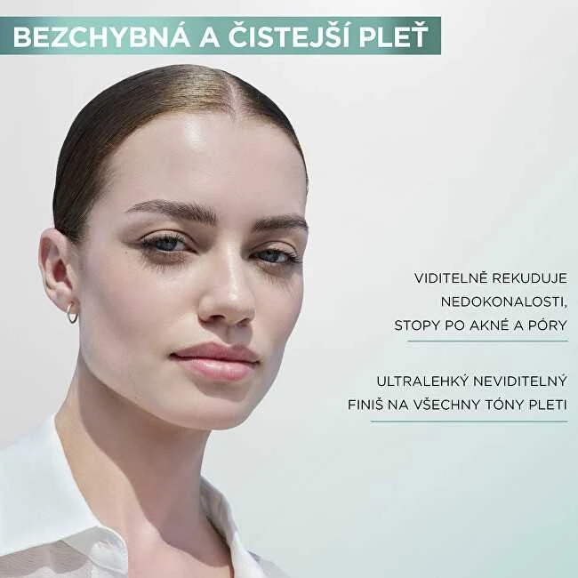 Garnier Grynas aktyvus BHA + niacinamidas Dieninis UV odos defektų šalinantis fluidas Kreminis