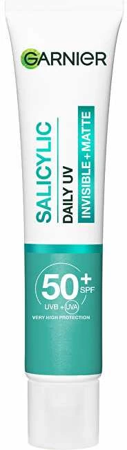 Garnier Grynas aktyvus BHA + niacinamidas Dieninis UV odos defektų šalinantis fluidas Kreminis