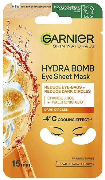 Garnier Skin Naturals Moisture+ Fresh Look Eye Mask moterims, 1 vnt