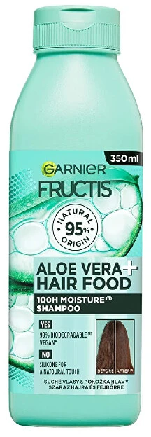 Garnier Fructis Hair Food Aloe Vera Hydrating Šampūnas Šampūnas moterims, 350 ml