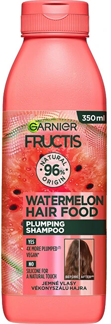 Garnier Fructis Hair Food Watermelon Plumping Šampūnas Šampūnas moterims, 350 ml