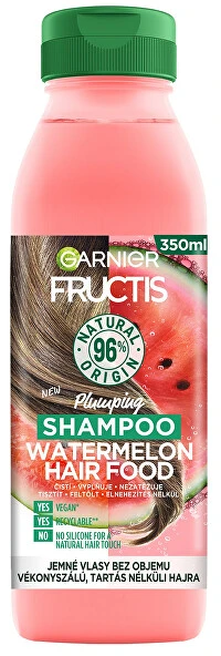 Garnier Fructis Hair Food Watermelon Plumping Šampūnas Šampūnas moterims, 350 ml