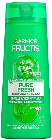 Garnier Fructis Pure Fresh Šampūnas moterims, 250 ml