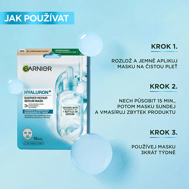 Garnier Hyaluron+ Barrier Repair Serum Mask