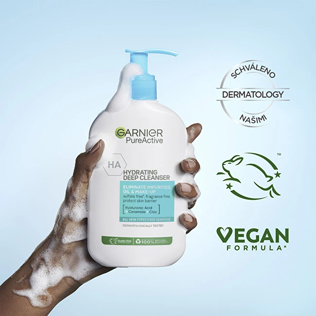 Garnier Pure Active Hydrating Deep Valiklis valomasis gelis unisex, 250 ml