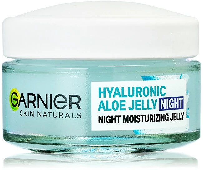 Garnier Skin Naturals Hyaluronic Aloe Night Moisturizing Jelly Night Skin kreminis moterims, 50 ml
