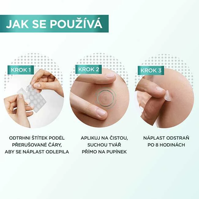 Garnier Grynas aktyvus spuogų pleistras