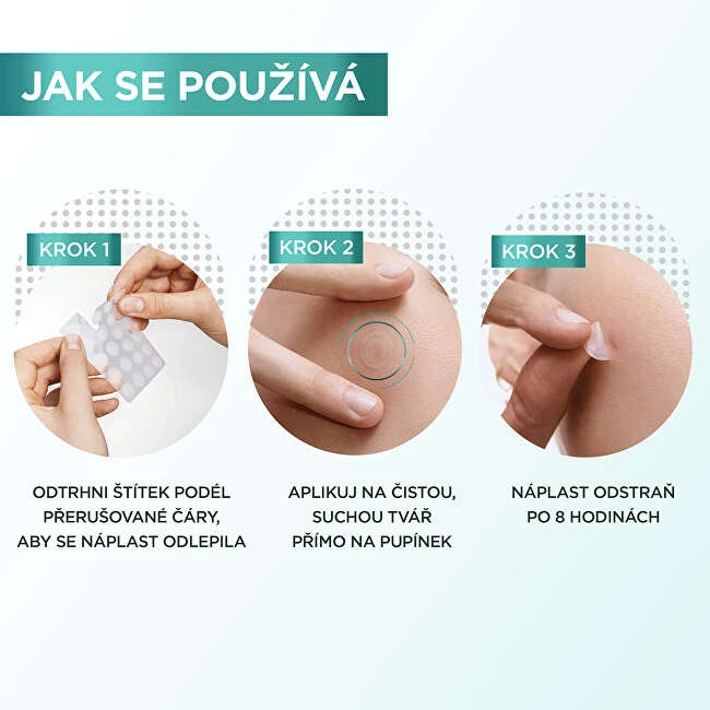 „Garnier Pure Active Pimple Patch“ vietinė priežiūra