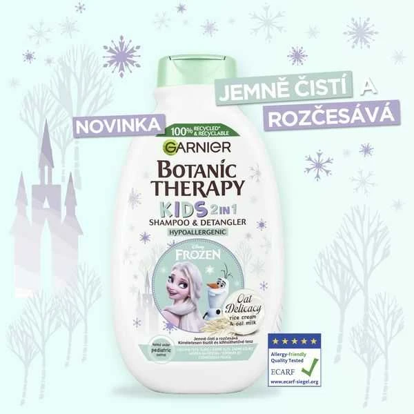 Garnier Botanic Therapy Kids Frozen Šampūnas & Detangler Šampūnas vaikams, 400 ml