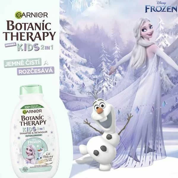 Garnier Botanic Therapy Kids Frozen Šampūnas & Detangler Šampūnas vaikams, 400 ml