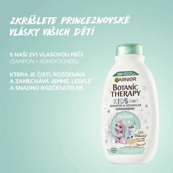 Garnier Botanic Therapy Kids Frozen Šampūnas & Detangler Šampūnas vaikams, 400 ml