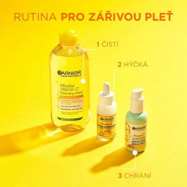 Garnier Skin Naturals Vitamin C Brightening Serum Kreminis Skin Serum moterims, 50 ml