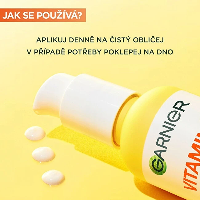 Garnier Skin Naturals Vitamin C Brightening Serum Kreminis Skin Serum moterims, 50 ml