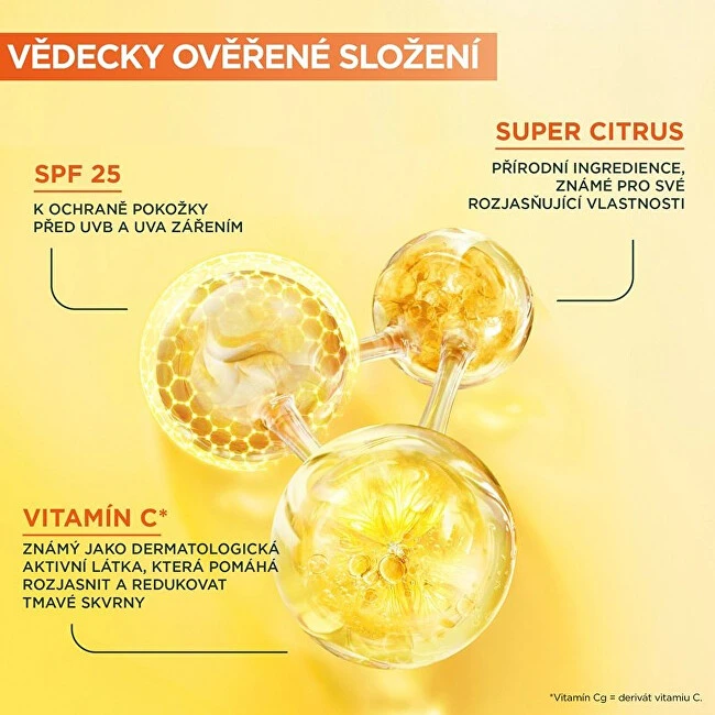 Garnier Skin Naturals Vitamin C Brightening Serum Kreminis Skin Serum moterims, 50 ml