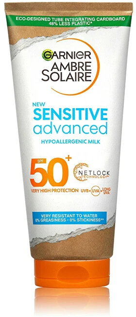 Garnier Ambre Solaire Sensitive Advanced Hipoalerginis pienas Sun Losjonas kūnui