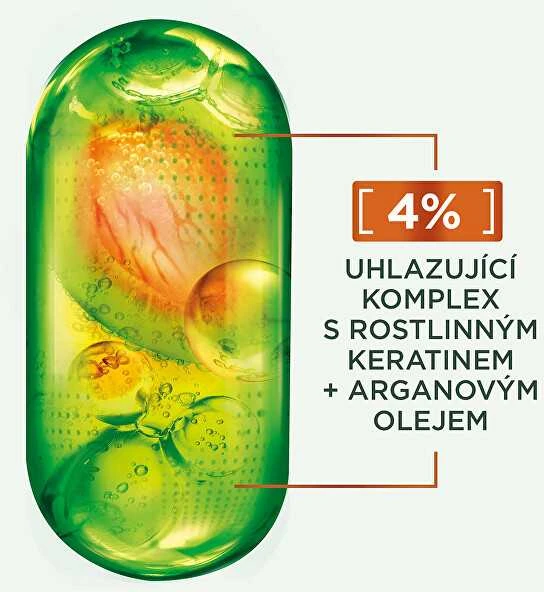 Garnier Šampūnas sausiems ir besiveliantiems plaukams Fructis Keratin Sleek (Šampūnas) 200 ml