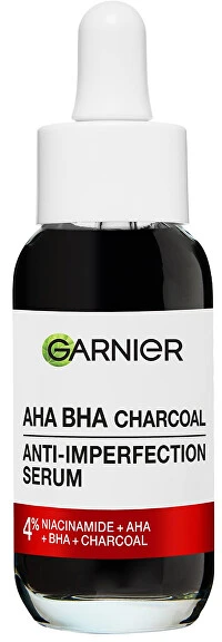 Garnier Pure Active AHA + BHA anglies serumas unisex odos serumas, 30 ml
