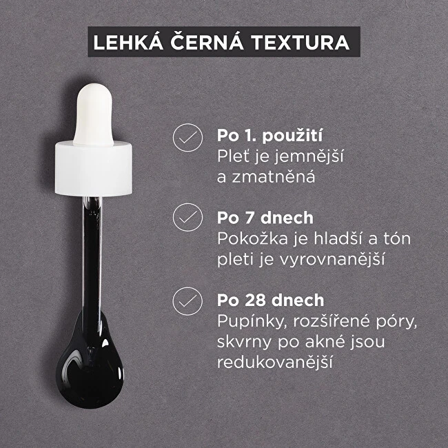 Garnier Pure Active AHA + BHA anglies serumas unisex odos serumas, 30 ml