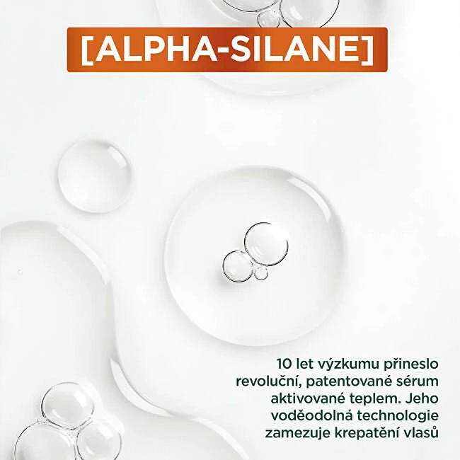 Garnier Serumas sausiems ir besiveliantiems plaukams Fructis Keratin Sleek (šilumos aktyvuojamas serumas) 50 ml