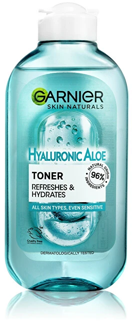 Garnier Skin Naturals Hyaluronic Aloe Toneris Facial Lotion and Purškiklis moterims, 200 ml