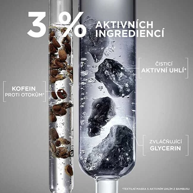 Garnier Skin Naturals Charcoal Caffeine Depuffing Eye Mask Akių kaukė