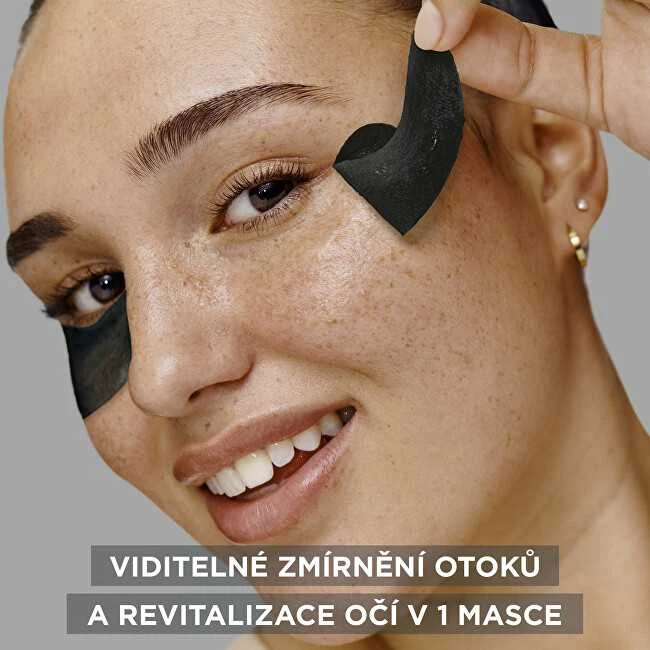 Garnier Skin Naturals Charcoal Caffeine Depuffing Eye Mask Akių kaukė