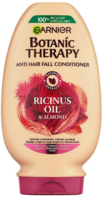 Garnier Botanic Therapy Ricinus Oil & Almond plaukų balzamas moterims, 200 ml