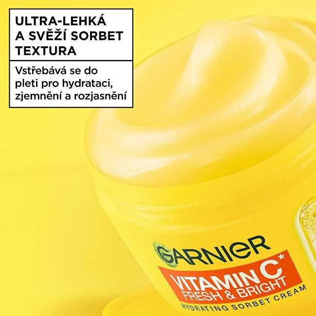 Garnier Vitamin C* Fresh & Bright Sorbet Kreminis 85 ml