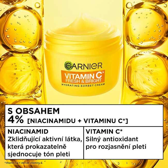 Garnier Vitamin C* Fresh & Bright Sorbet Kreminis 85 ml