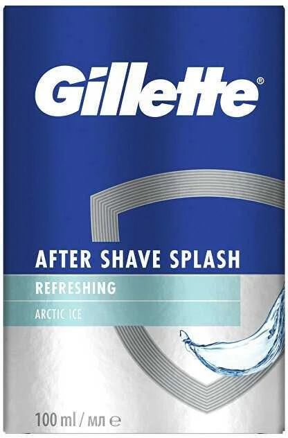 Gillette Arctic Ice After Shave Splash Vanduo vyrams, 100 ml