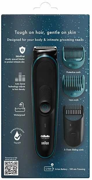 Gillette i5 BG5340 Kūno Plaukų Kirpiklis Vyrams