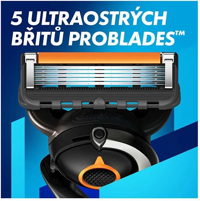 Gillette Fusion5 ProGlide Skustuvas Vyrams + 4 Skutimosi Galvučių