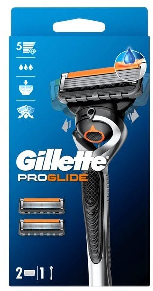 Gillete Skustuvas Gillette FUSION Proglide Flexball Manual 2 galv.