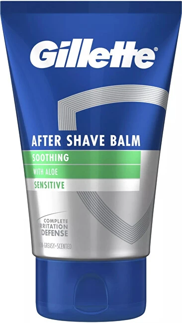 Gillette Sensitive After Shave Balm Balzamas po skutimosi vyrams, 100 ml