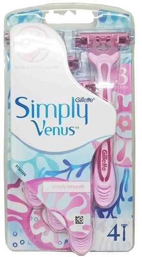 Gillette Venus 3 Simply Razor moterims, 1 pakuotė