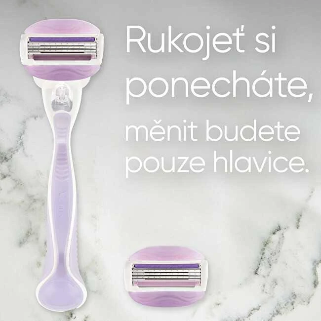 Gillette Venus Comfortglide Breeze skustuvas + 4 galvutės