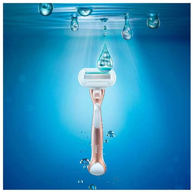 Gillette Venus Sensitive Rose Gold Skustuvas + Galvutės 3 vnt