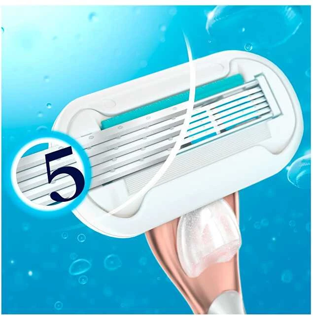 Gillette Venus Sensitive Rose Gold Skustuvas + Galvutės 3 vnt