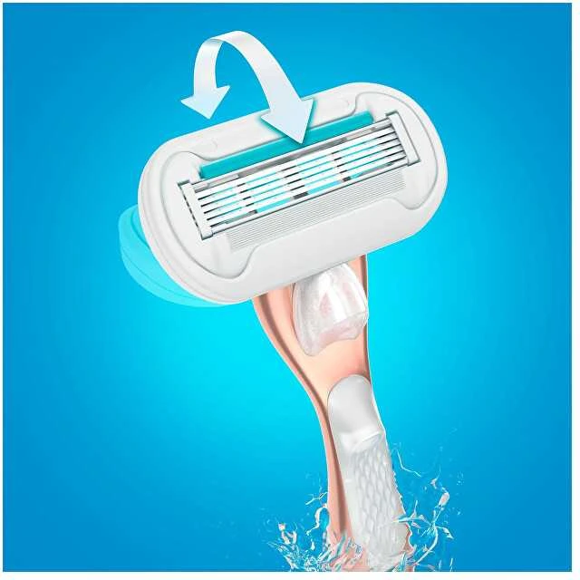 Gillette Venus Sensitive Rose Gold Skustuvas + Galvutės 3 vnt