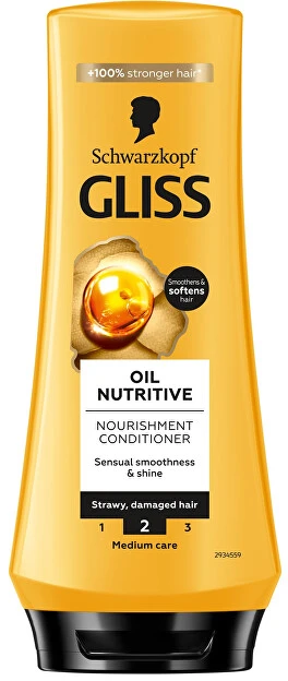 Schwarzkopf Gliss Oil Nutritive Conditioner moterims, 200 ml