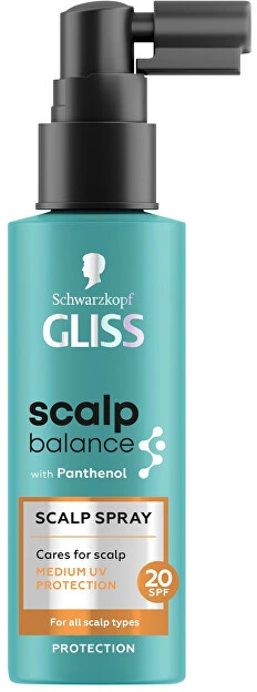 Gliss Kur Schwarzkopf Gliss Scalp Purškiklis do włosów i skóry głowy SPF20 100 ml (681824)