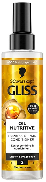 Schwarzkopf Gliss Oil Nutritive Express-Repair-Conditioner Kondicionierius moterims, 200 ml