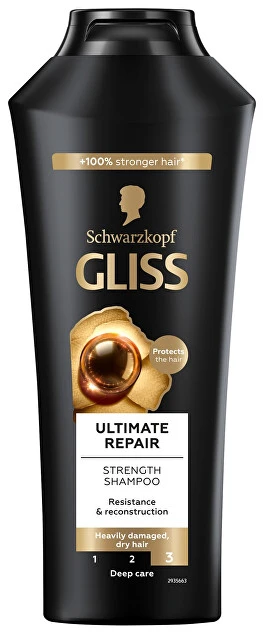 Schwarzkopf Gliss Ultimate Repair Strength Šampūnas Šampūnas moterims, 400 ml