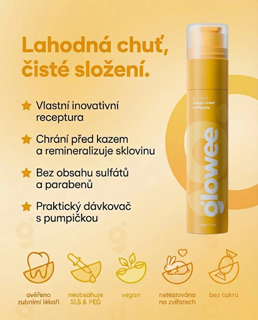 Glowee Mango Sorbet Dantų pasta 60 g