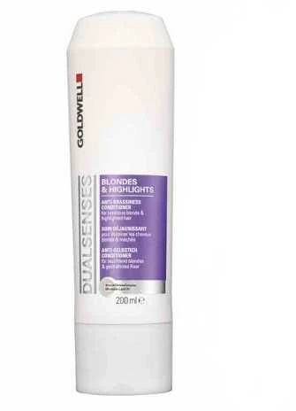 Šviesintų plaukų kondicionierius Goldwell Blondes&HighLights Anti-Geltona Conditioner 200ml