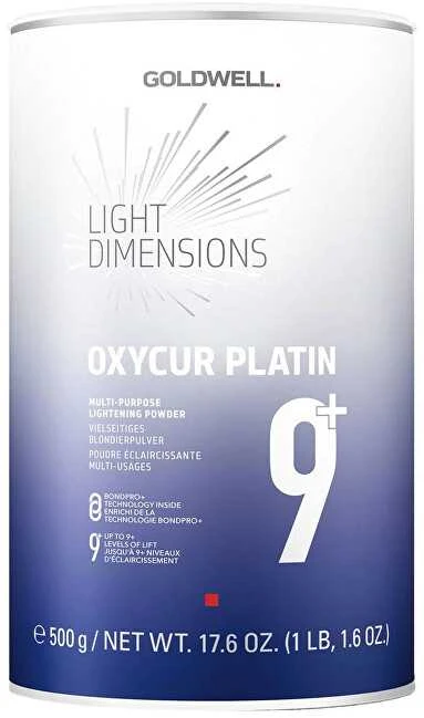 Plaukų šviesinimo milteliai Goldwell Light Dimensions Oxycur Platin 9+ 500g