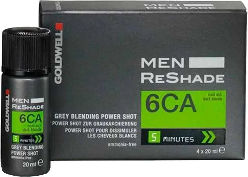 Goldwell Men ReShade 6CA Power Shot 4 x, 20 ml
